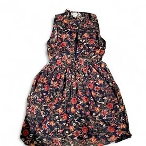 Knitworks Navy Floral Kids Dress